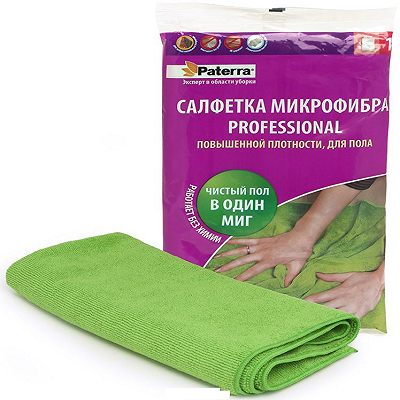 Салфетки для мытья полов PATERRA микрофибра 